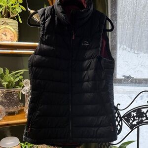 L.L. Bean Black Quilted puffer Vest